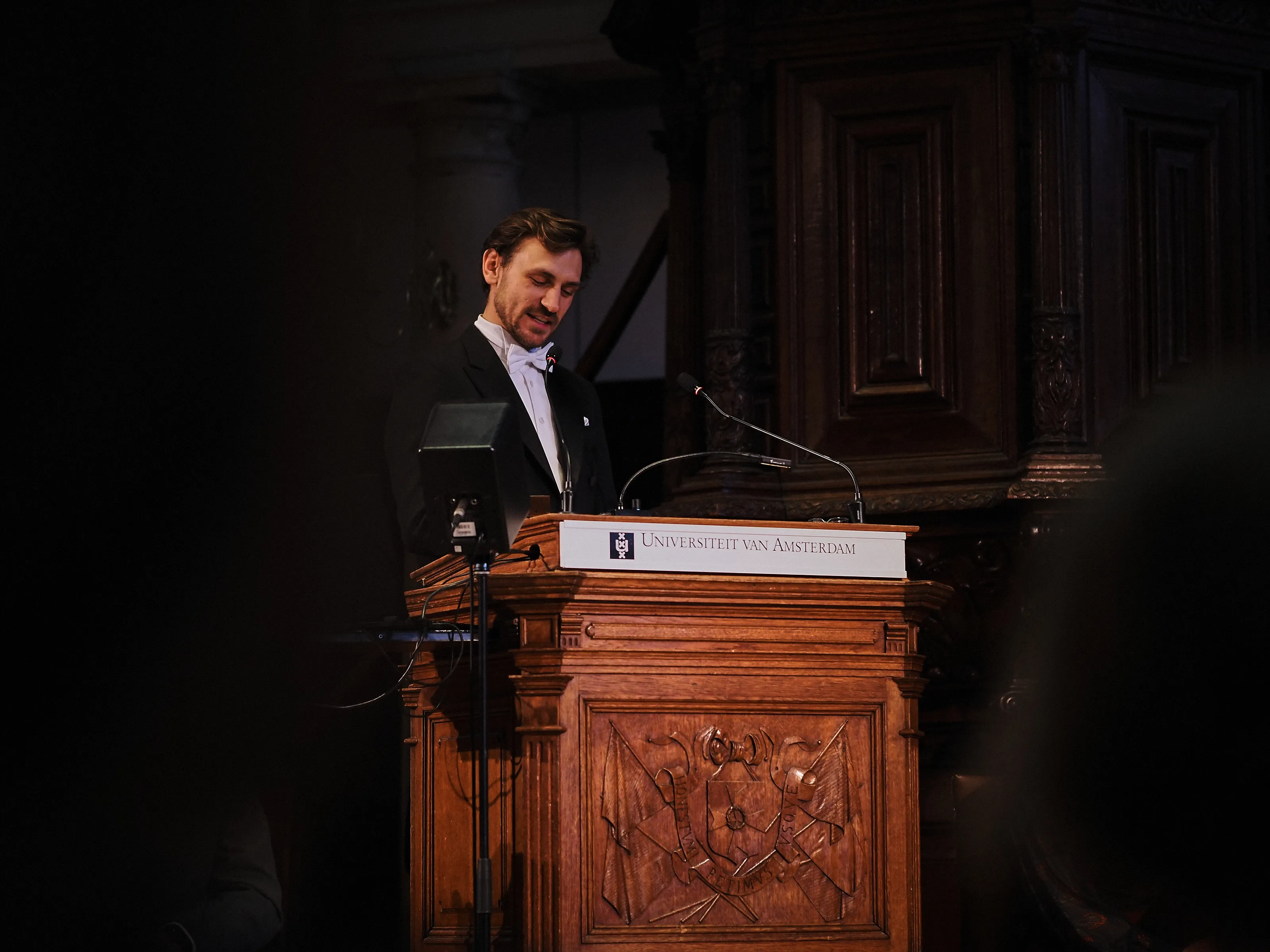 Bas Cornelissen during his PhD defense