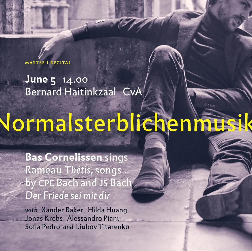 Flyer for the programme Normalsterblichenmusik