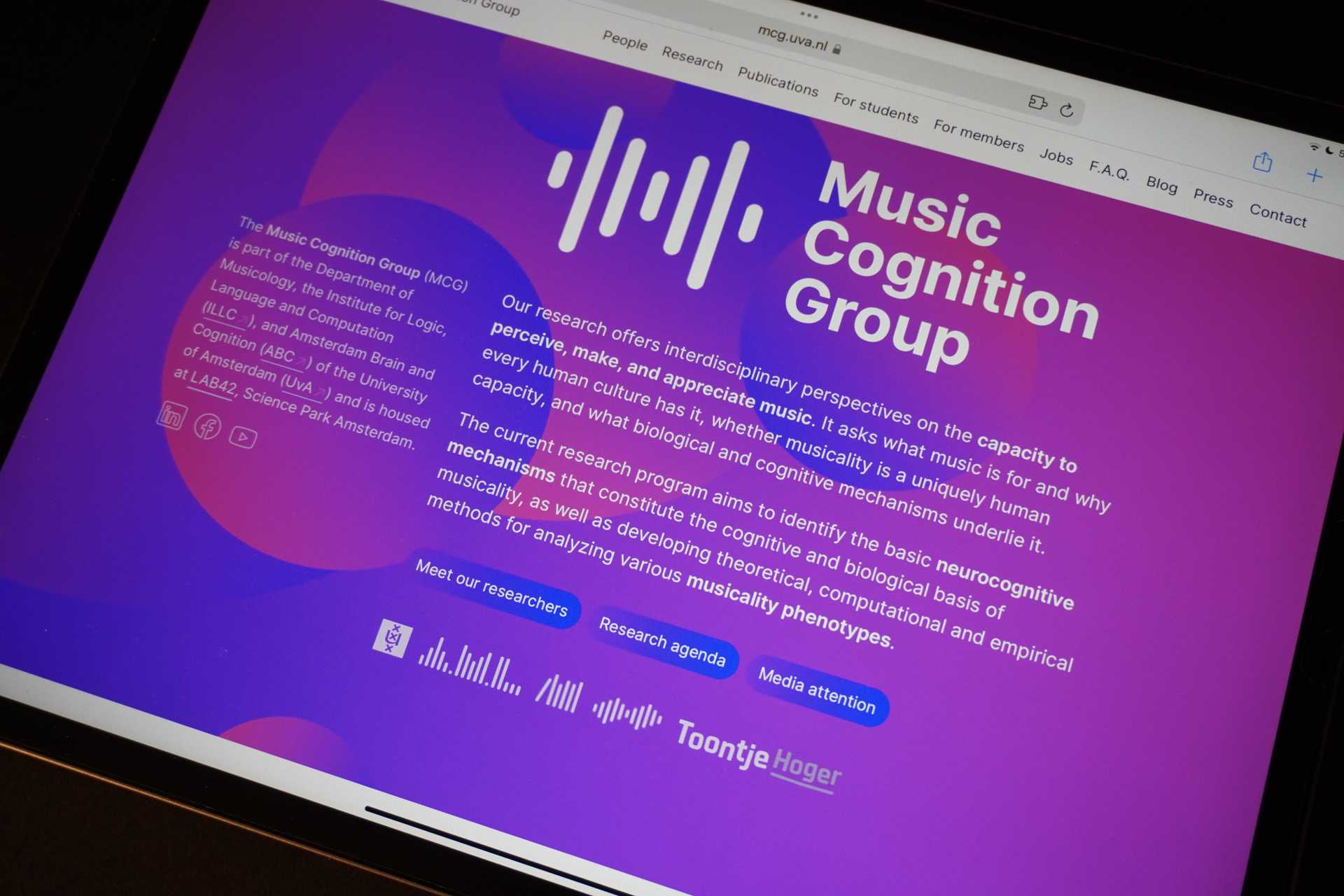 Image 0 of project 'Music Cognition Group'